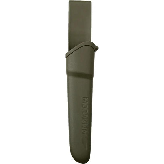 Mora Companion Military Green Knife 4 Inch Stainless Satin Blade With Rugged Rubber Handle For Outdoor Enthusiasts by Mora