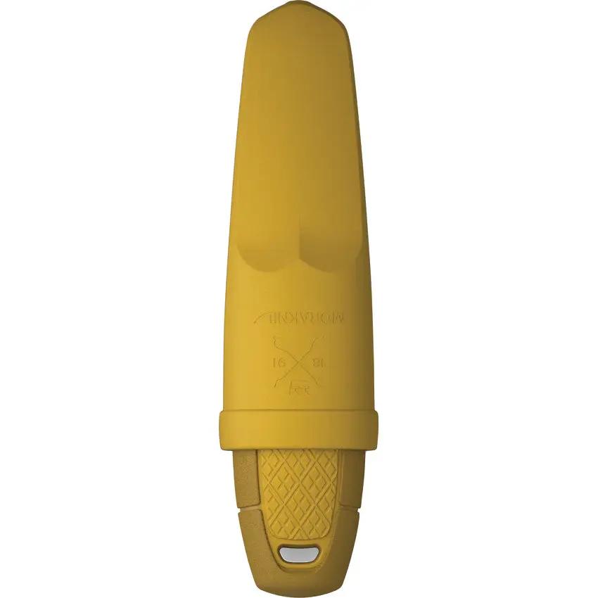 Mora Eldris Yellow Survival Knife - Compact Fixed Blade With 2.5in Satin Blade And Lanyard Hole by Mora