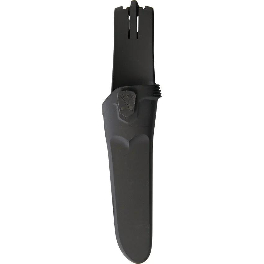 Morakniv Mora Basic 511 Fixed Blade Knife - Durable Carbon Steel 3.5 Inch Blade With Sheath by Mora