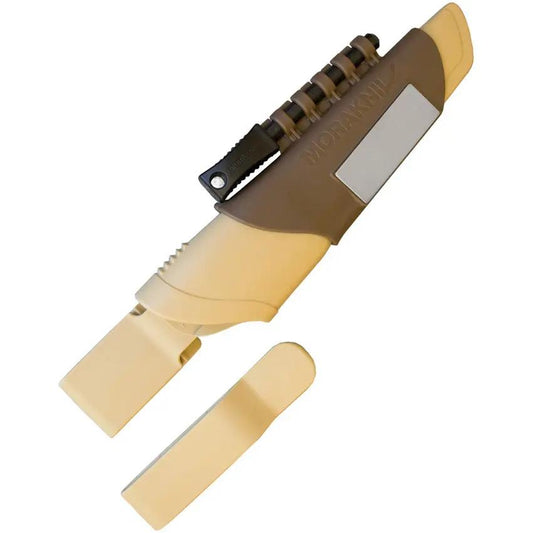 Mora Bushcraft Survival Desert Knife M13033 For Outdoor Enthusiasts With Integrated Fire Starter And Diamond Sharpener by Mora