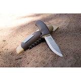 Mora Bushcraft Survival Desert Knife M13033 For Outdoor Enthusiasts With Integrated Fire Starter And Diamond Sharpener by Mora