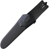 Mora Safe Pro Carbon Knife 7.75in Blunt Tip Carbon Steel With Green Black Handle And Belt Sheath For Outdoor Enthusiasts by Mora