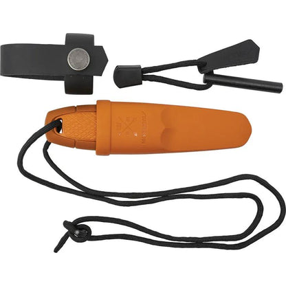 Mora Eldris Kit Orange Knife With Paracord Fire Starter And Secondary Lock Sheath For Outdoor Enthusiasts by Mora