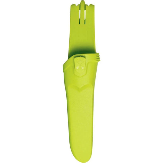 Mora Durable Floating Knife Hi Vis Green Cork Grip Satin Blade Scandi Grind Outdoor Enthusiasts by Mora