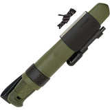 Mora Kansbol Knife With Detachable Survival Kit Green For Outdoor Enthusiasts And Bushcraft Scandi Grind by Mora