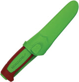 Mora Basic 511 Fixed Blade Knife - Satin Carbon Steel Blade For Outdoor Enthusiasts With Belt Sheath by Mora