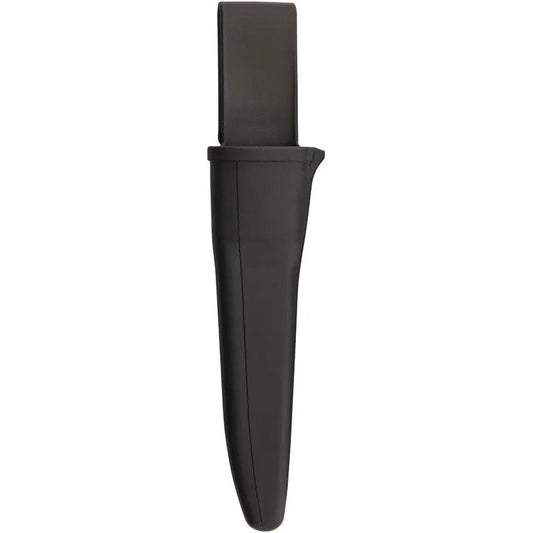 Mora Clipper Durable Outdoor Knife 4 Inch Carbon Steel Blade With Black Rubberized Handle Belt Sheath For Campers by Mora