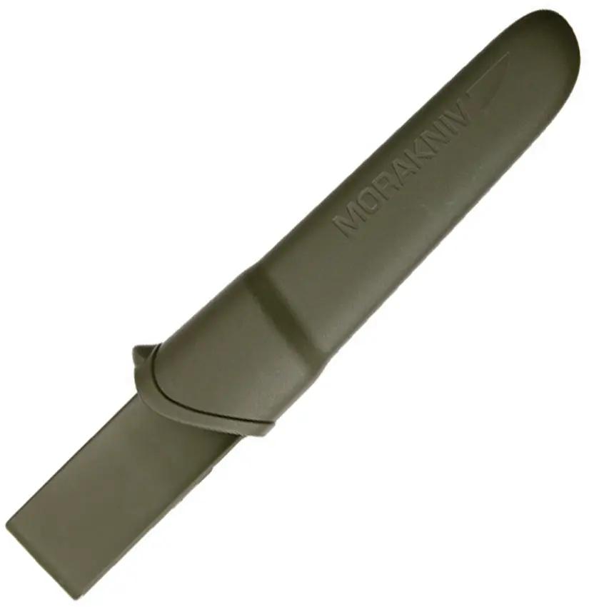 Mora Companion Knife MG Army - 4 Inch Stainless Blade With OD Green Handle For Outdoor Survival by Mora