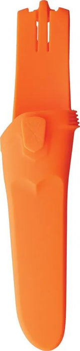 Mora Basic 511 Fixed Blade Knife - Rugged Satin Carbon Steel Blade With Bright Orange Handle For Outdoors by Mora