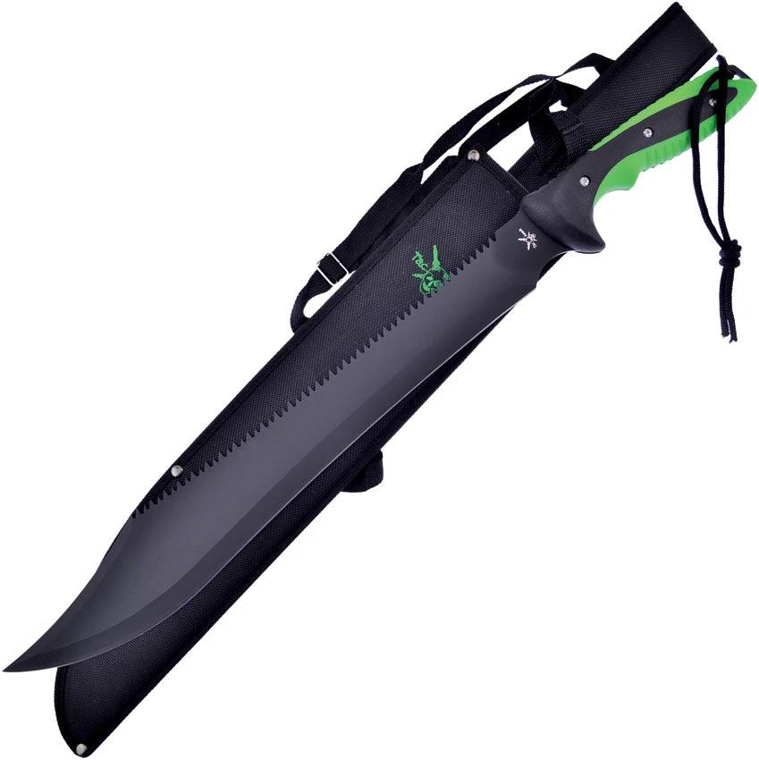 Frost Cutlery Machete Green/Black TA-051BG by Frost Cutlery