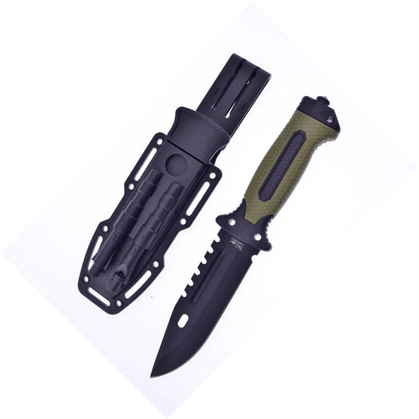 Frost Cutlery Fixed Blade Grn 10.6"" TC-05G by Frost Cutlery