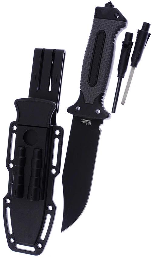 Frost Cutlery Fixed Bkade Grey 10.6"" TC-07GY by Frost Cutlery
