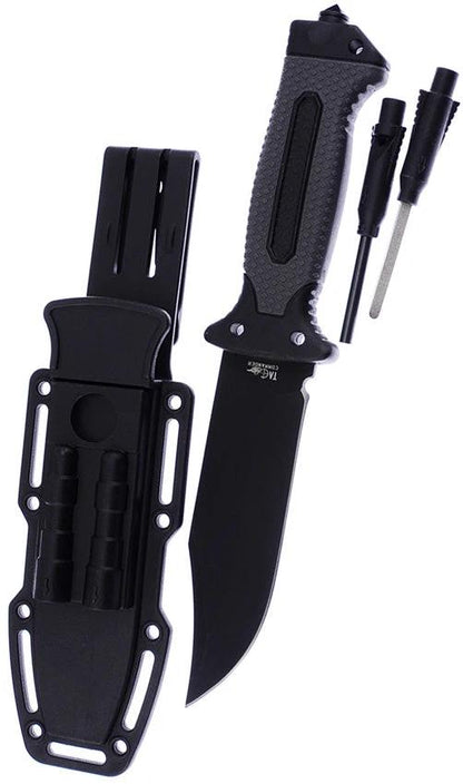 Frost Cutlery Fixed Bkade Grey 10.6"" TC-07GY by Frost Cutlery
