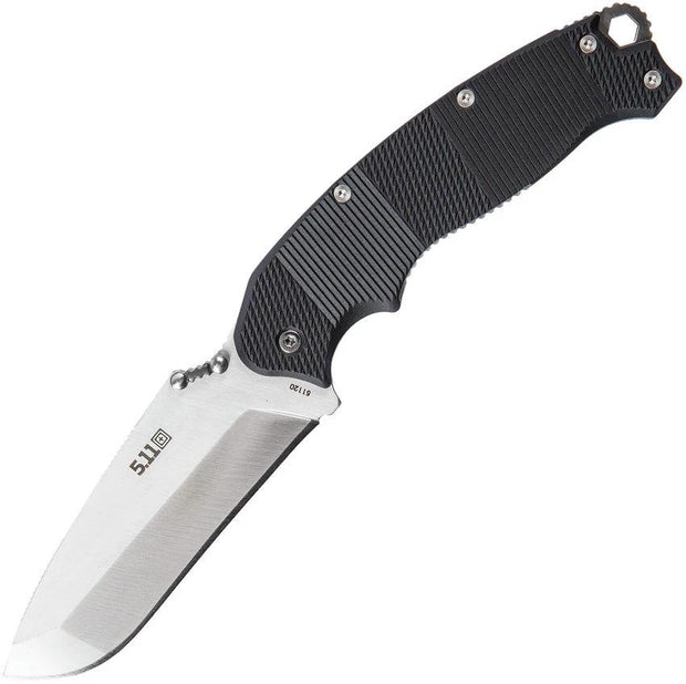 5.11 Tactical Game Stalker Fixed Blade Knife 8.75 Inch Full Tang AUS 8 Thumb Rest MOLLE Sheath For Outdoor Professionals by 5.11 Tactical