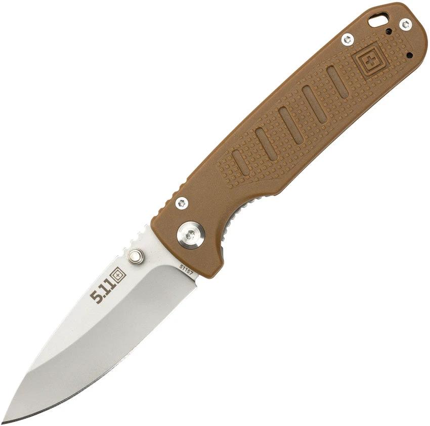 5.11 Tactical Mini Icarus Linerlock Kang Knife For EDC Compact Bead Blast 8Cr13MoV by 5.11 Tactical