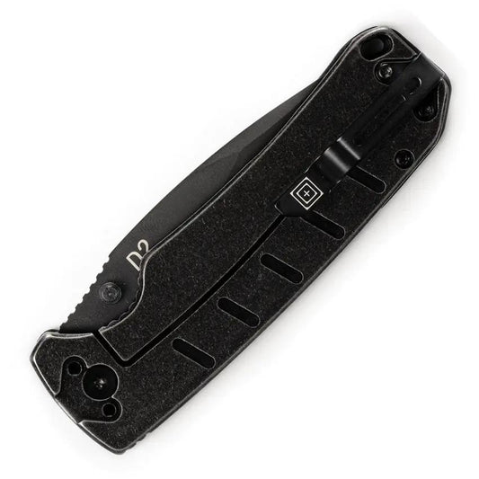 5.11 Tactical Mini Ryker Framelock Knife EDC Ready D2 Blade Black G10 Handle With Pocket Clip by 5.11 Tactical