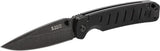 5.11 Braddock Linerlock Knife Black D2 Drop Point Blade With G10 Handle For Tactical Professionals by 5.11 Tactical