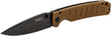 5.11 Tactical Braddock Linerlock Knife Coyote D2 Drop Point G10 Handle 3.5in Blade For EDC Pros by 5.11 Tactical