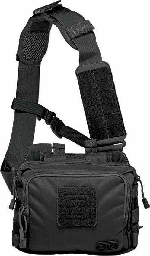5.11 Tactical 2 Banger Bag Black For AR Magazines And Essentials Water Resistant Quick Prep Grab And Go by 5.11 Tactical