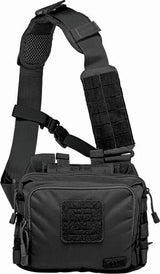 5.11 Tactical 2 Banger Bag Black For AR Magazines And Essentials Water Resistant Quick Prep Grab And Go by 5.11 Tactical