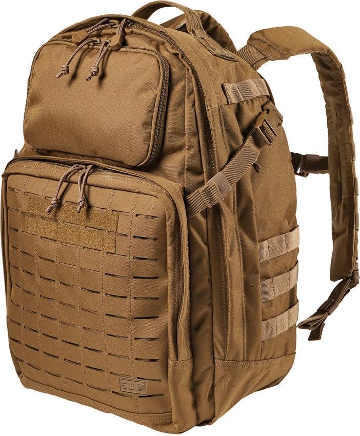 5.11 Tactical Fast-Tac 24 Backpack Kangaroo 37L For Tactical Pros With MOLLE Front Panel Laptop Compartment Hydration by 5.11 Tactical