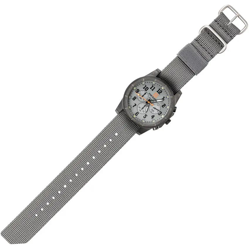 5.11 Tactical Outpost Chrono Watch Storm 56722 44mm Stainless Case 100m Water Resistant Luminous Hands Stopwatch Pros by 5.11 Tactical