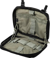 5.11 Tactical Flex Admin Pouch Large Black For Law Enforcement Duty Ready Laser Cut Platform 500D Nylon by 5.11 Tactical