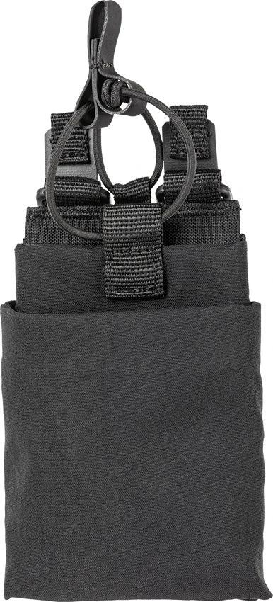 5.11 Tactical Flex Utility Pouch Black With Flex HT Mounting Front And Rear Compartments Bungee Kit For Law Enforcement by 5.11 Tactical