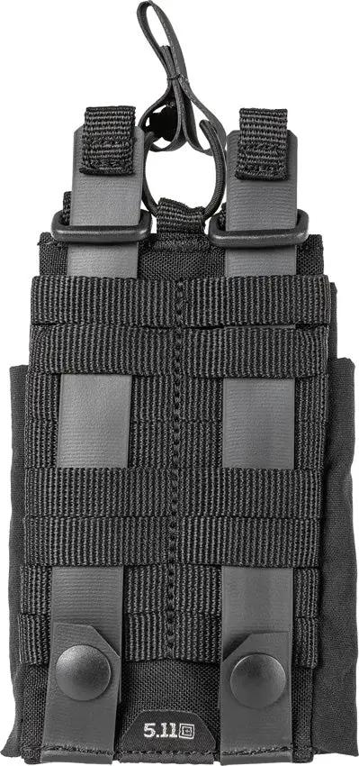 5.11 Tactical Flex Utility Pouch Black With Flex HT Mounting Front And Rear Compartments Bungee Kit For Law Enforcement by 5.11 Tactical