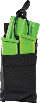 5.11 Tactical Flex Utility Pouch Black With Flex HT Mounting Front And Rear Compartments Bungee Kit For Law Enforcement by 5.11 Tactical