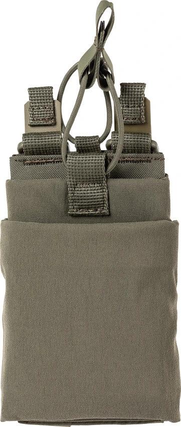 5.11 Tactical Flex Utility Pouch Ranger Green For Pros Stretch Pouch With Front And Rear Compartments Flex HT Mount by 5.11 Tactical