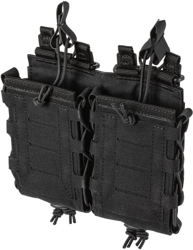 5.11 Tactical Flex Double Pistol Magazine Pouch 57103-019 For Law Enforcement MOLLE Panel Bungee Retention 500D Nylon by 5.11 Tactical