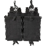 5.11 Tactical Flex Double Pistol Magazine Pouch 57103-019 For Law Enforcement MOLLE Panel Bungee Retention 500D Nylon by 5.11 Tactical
