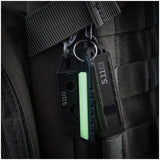 5.11 Tactical Glow Marker Keychain Photoluminescent Long Lasting Glow With Hardpoint Microbiner For Tactical Pros by 5.11 Tactical