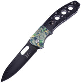 Frost Cutlery Folder Blk G10 Camo 4.5"" TX-176C by Frost Cutlery