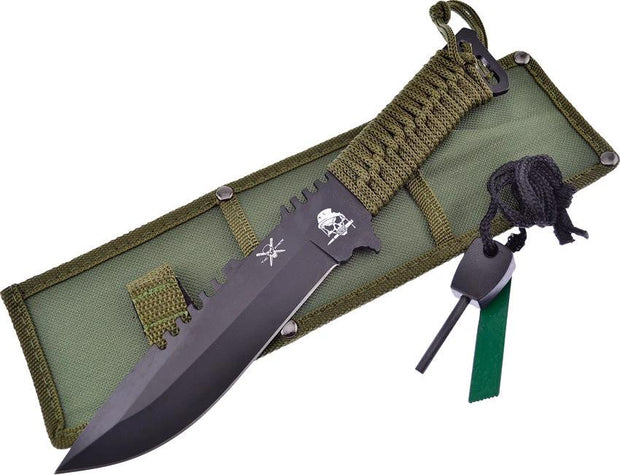 Frost Cutlery Fixed Blade OD Green TX-3801B by Frost Cutlery