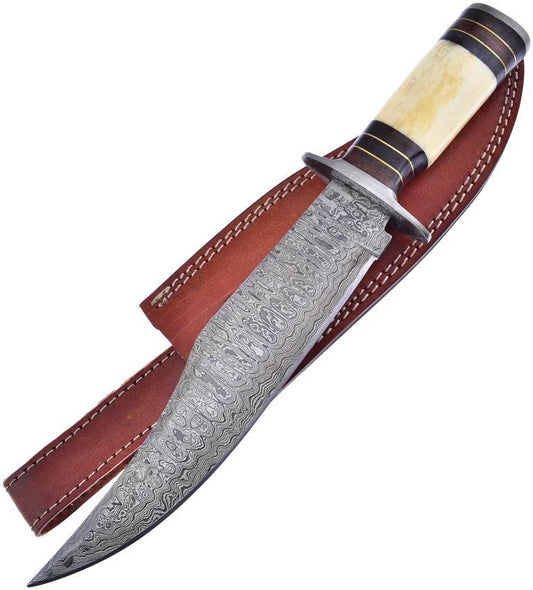Frost Cutlery Damascus Bowie VFD-20WW/SB by Frost Cutlery