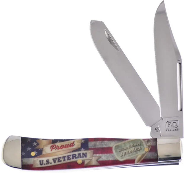 Frostwood Design Proud Us Veteran Trapper FWD-002PUSV by Frostwood Design