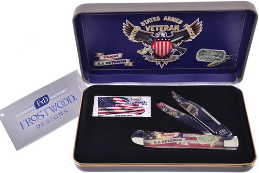 Frostwood Design Proud Us Veteran Trapper FWD-002PUSV by Frostwood Design
