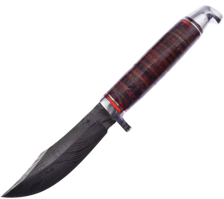 Frost Cutlery Fixed Blade Stacked Leather WT-1028D by Frost Cutlery