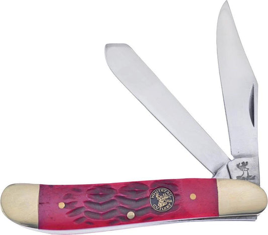 Frost Cutlery Dog Leg Trapper Dark Red WT-951DRJB by Frost Cutlery