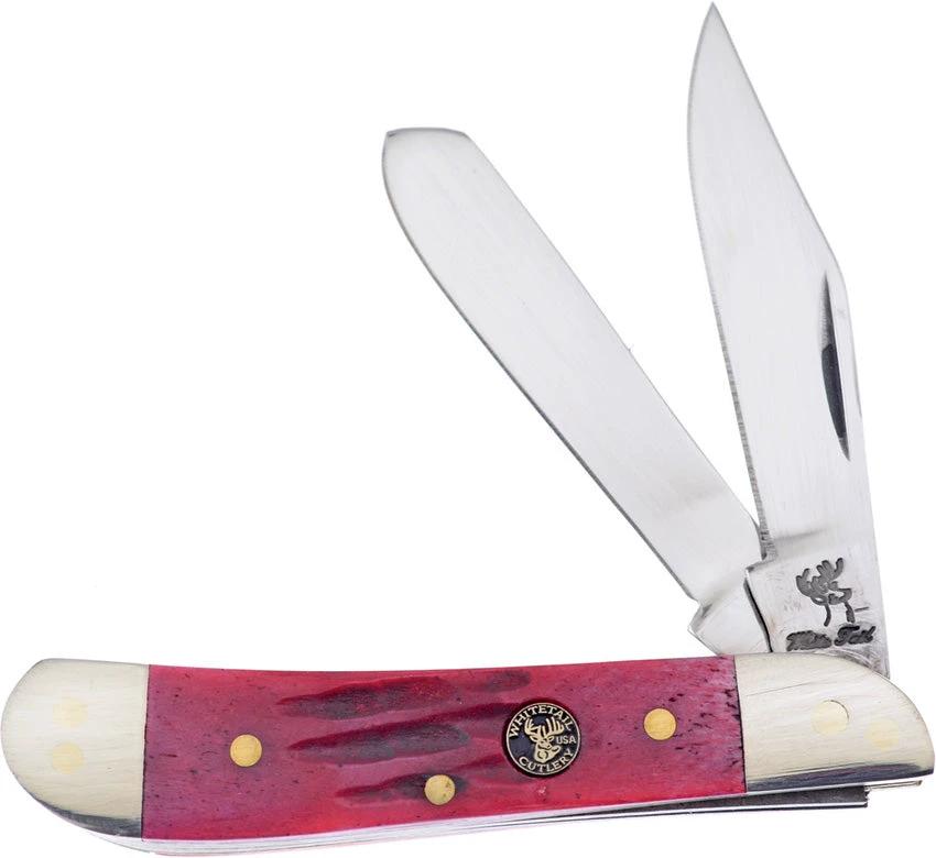 Frost Cutlery Dog Leg Trapper Dark Red WT-975DRJB by Frost Cutlery