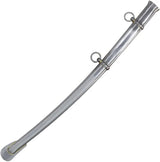 ICS Civil War Youth Sword - 32-Inch Stainless Blade With Wire-Wrapped Grip And Brass D-Guard Metal Scabbard by India Made