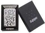 Filigree Zippo Lighter – High Polish Chrome by Zippo