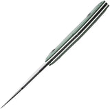 Tenable Knives Luccio Fixed Blade Green G007A1 by Tenable Knives