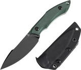 Tenable Knives Luccio Fixed Blade Green G007A1 by Tenable Knives