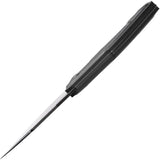 Tenable Knives Luccio Fixed Blade Knife Blackwash 14C28N Clip Point Sandvik Blade Black G10 Handle Full Tang by Tenable Knives