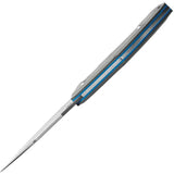 Tenable Knives Luccio Fixed Blade - Gray G10 Handle, Full Tang, 14C28N Sandvik Clip Point Blade by Tenable Knives