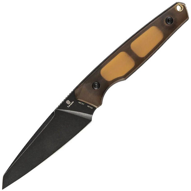 Tenable Knives Parr Fixed Blade Amber PEI G011B6 by Tenable Knives
