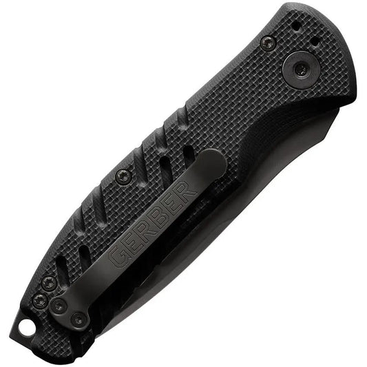 Gerber Auto Propel Plunge Lock Knife For Tactical EDC With 3.5in Tanto Blade G10 Handle Glass Breaker by Gerber